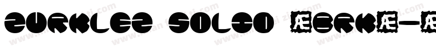 Zurklez Solid (BRK)字体转换